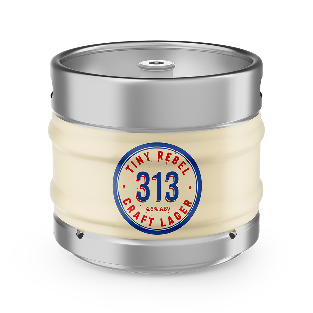 Tiny Rebel 313 Craft Lager - 30L Keg