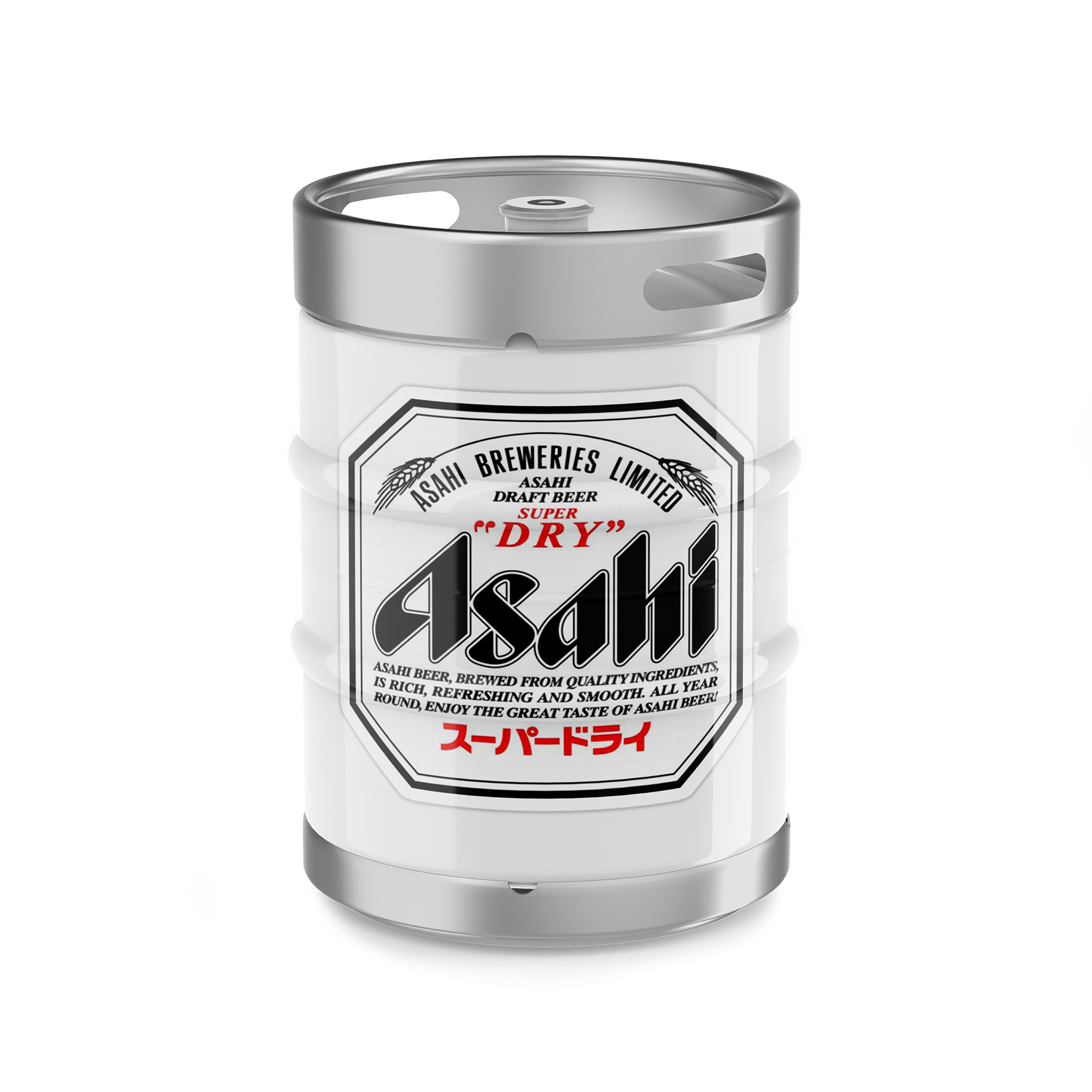 Asahi Super Dry, Keg -50L Keg