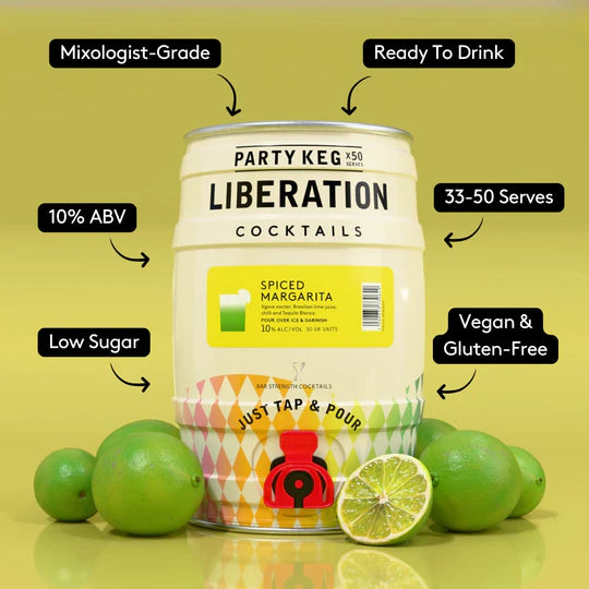 Spiced Margarita 5L Party Keg